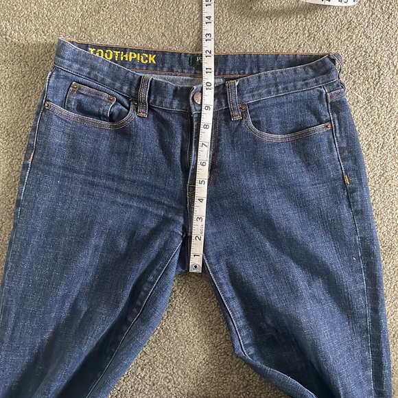J Crew Toothpick Jeans Size 2 - Picture 10 of 13